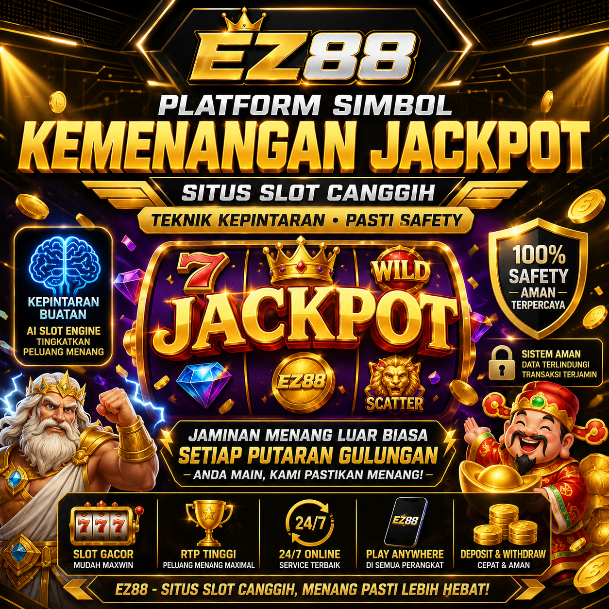 EZ88 Front Black 